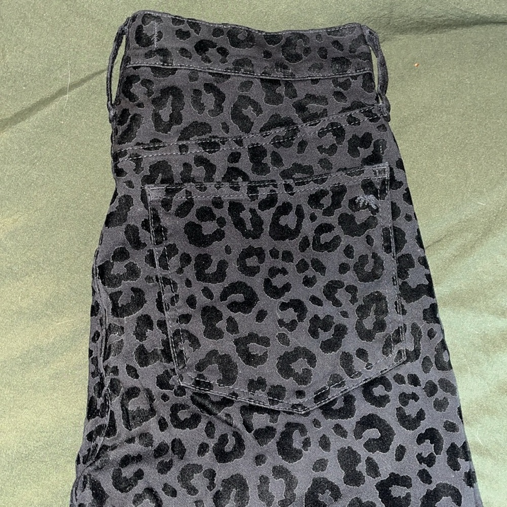 Madewell velvet leopard pant